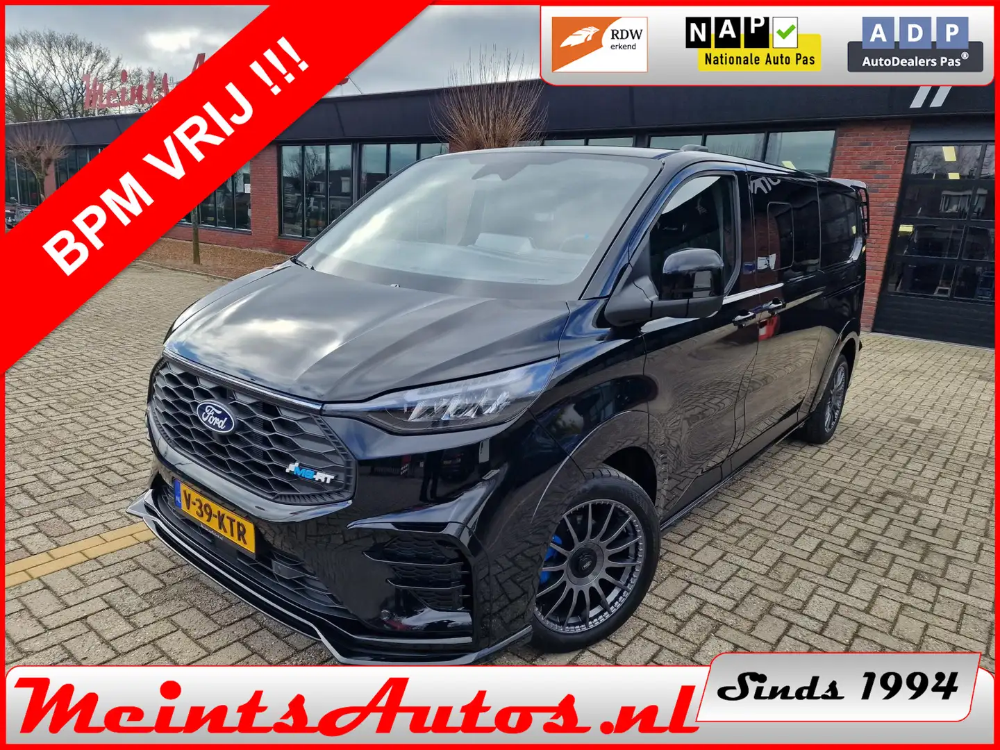 Ford Transit Custom MS-RT DC Dubbele Cabine L2H1 320 2.0 TDCI 170pk AW Zwart - 1