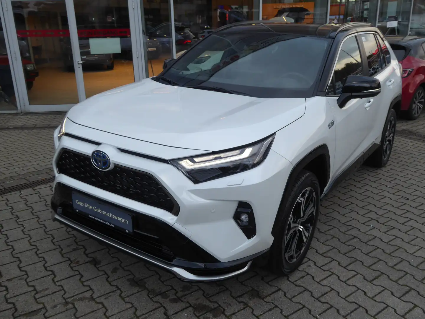 Toyota RAV 4 Plug-in Hybrid 4x4 Style + Glas Schiebedach + AHK Blanc - 1