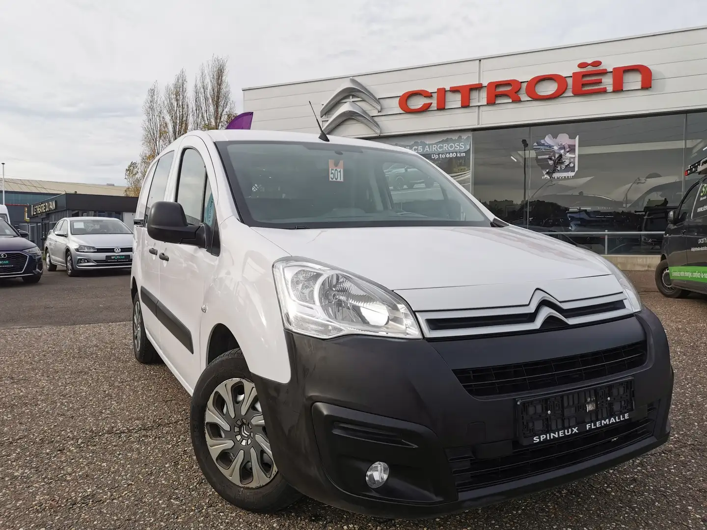 Citroen Berlingo 1.6 HDi 2places Blanc - 1
