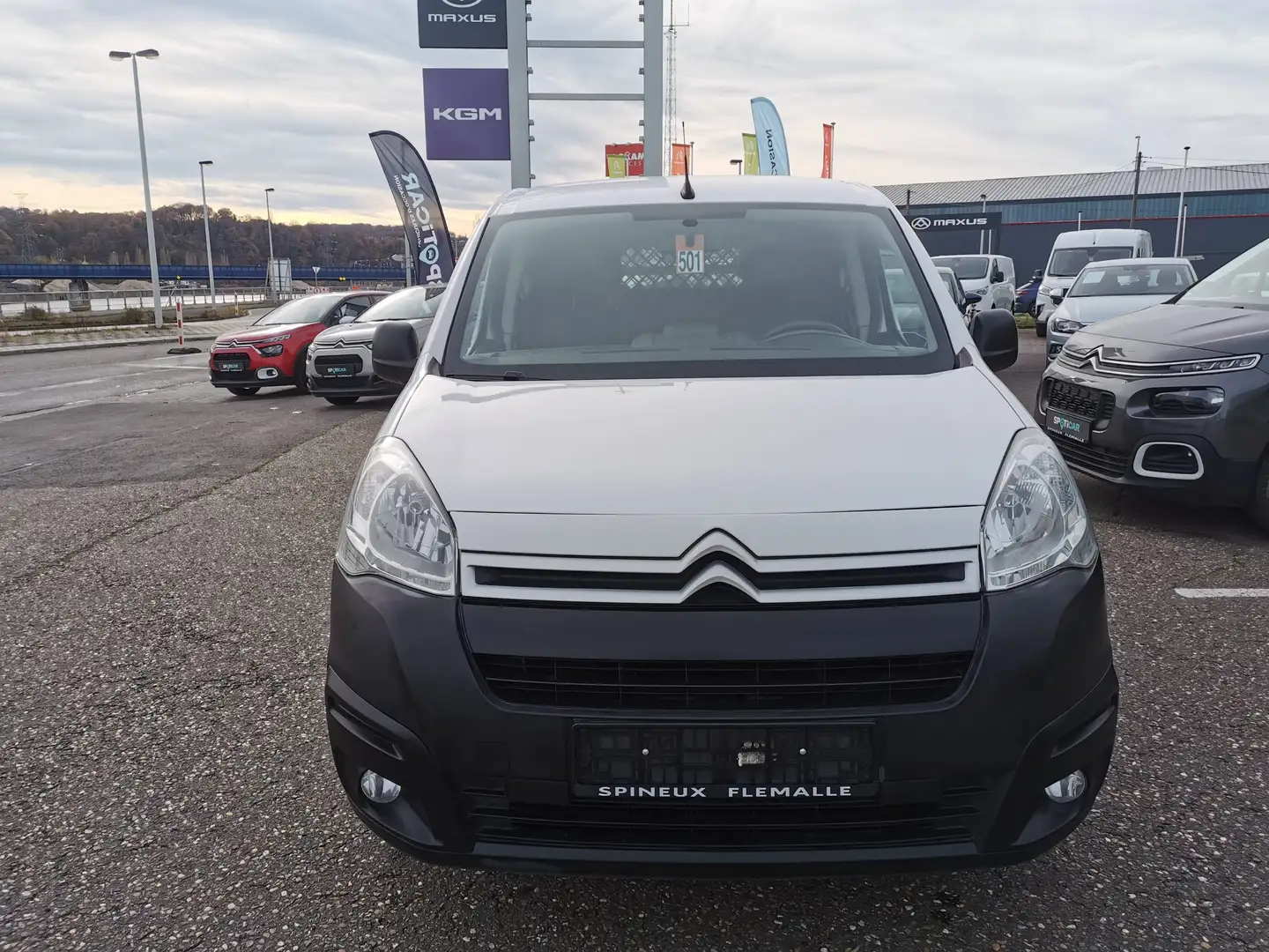 Citroen Berlingo 1.6 HDi 2places Blanc - 2