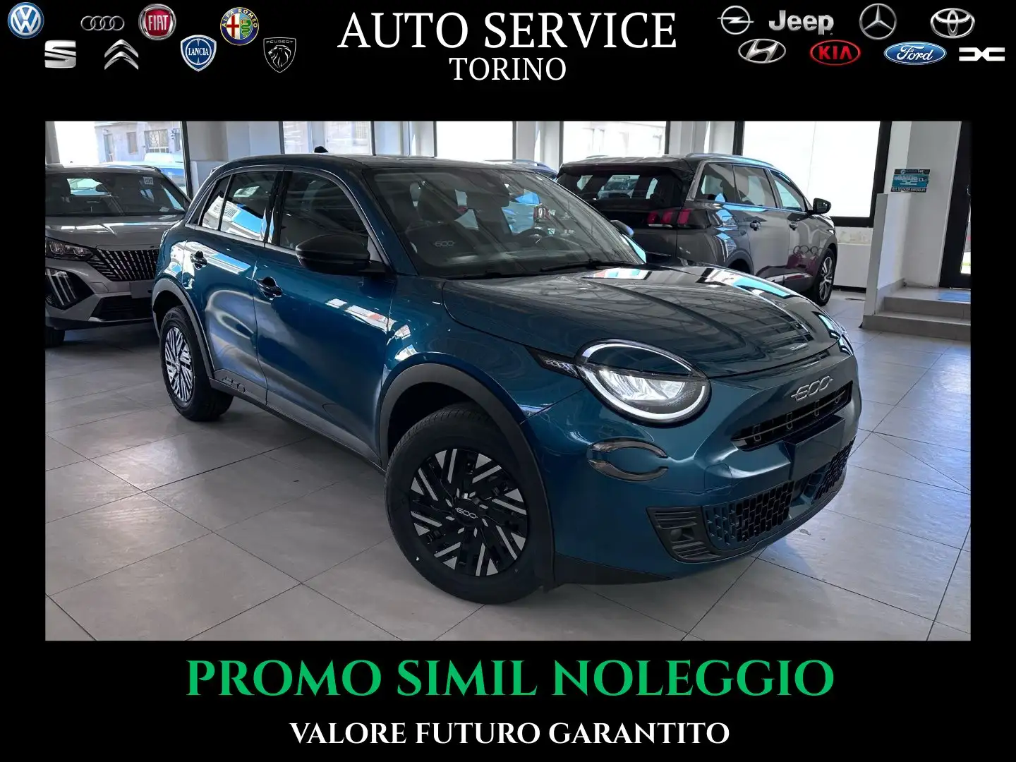 Fiat 600 600 1.2 hybrid 100cv auto MY25 PRONTA CONSEGNA Bleu - 1