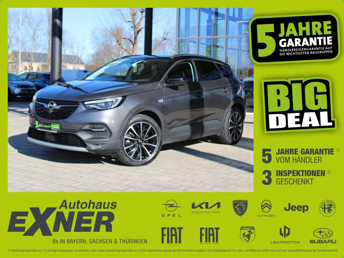 Opel Grandland X 1.6 Turbo Hybrid ULTIMATE Navi. LED Gris - 1