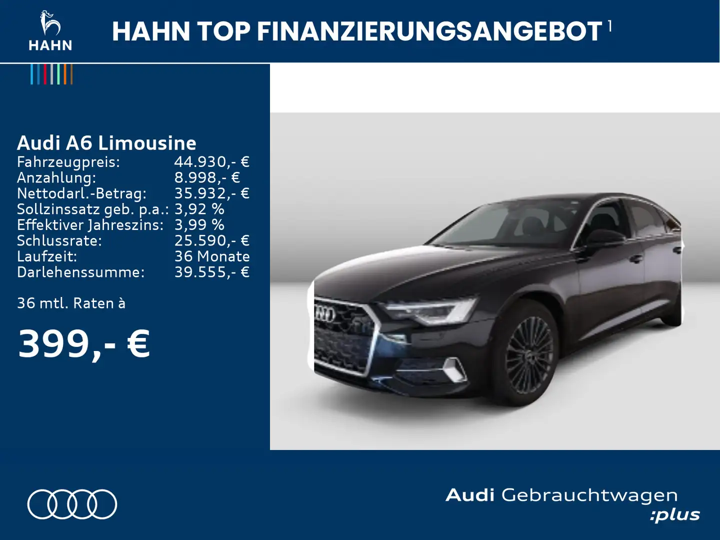 Audi A6 advanced 40TDI S tronic Pano Matrix Schwarz - 2