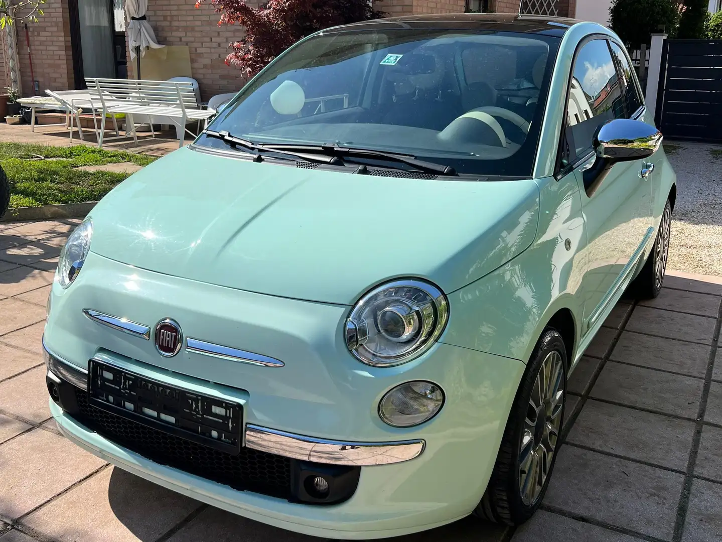 Fiat 500 500 0.9 t.air t. Lounge 105cv my14 Blu/Azzurro - 1