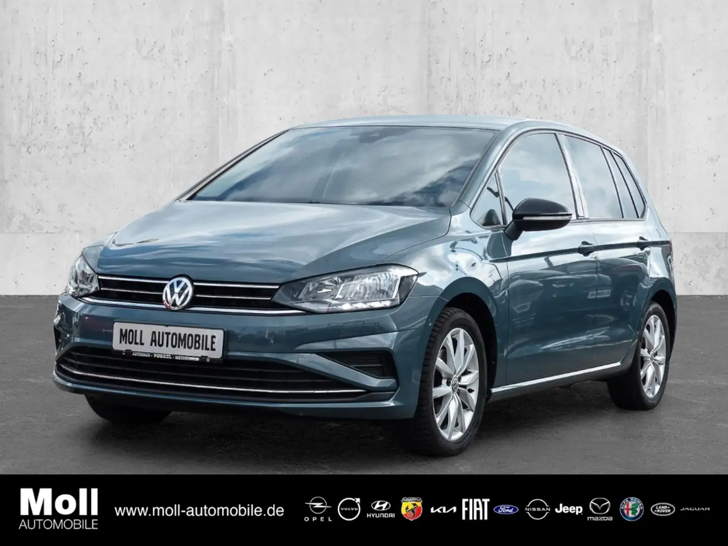 Volkswagen Golf Sportsvan VII Comfortline 1.6 TDI AHK-klappbar ACC 2-Zonen-K Blau - 1