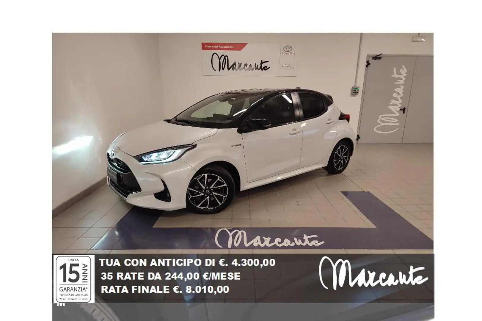 Toyota Yaris 1.5 Hybrid 5 porte Style Wit - 1