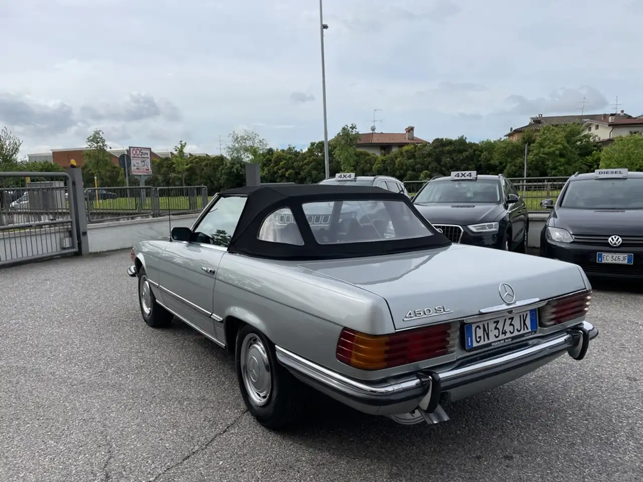 Mercedes-Benz SL 450 AUT R107 ROADSTER EX USA TARGA ITALIANA HARDTOP, foto 7