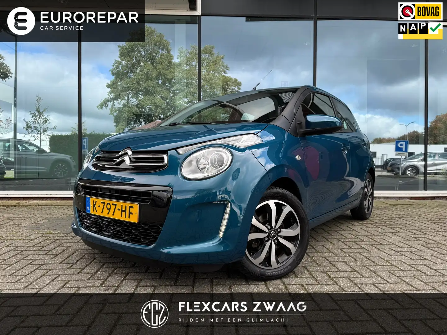 Citroen C1 1.0 VTi Shine - Airco - Media Apple/Android - 15"L Blu/Azzurro - 1