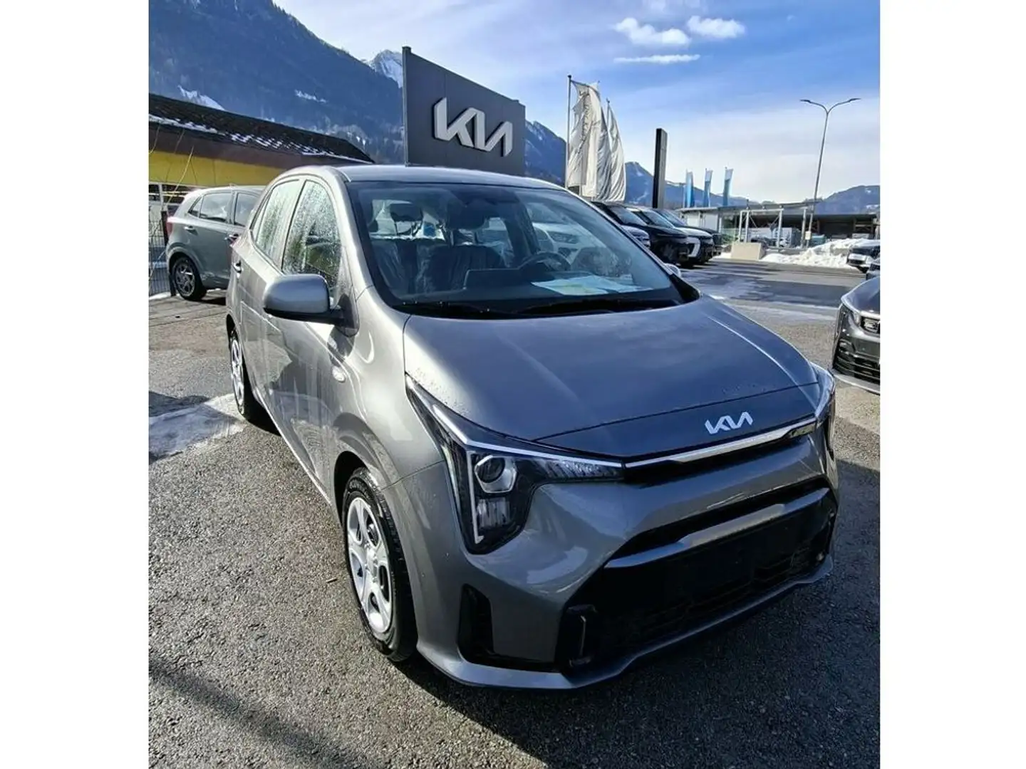 Kia Picanto 1,0 GDI Titan 4 Stz. Grau - 1