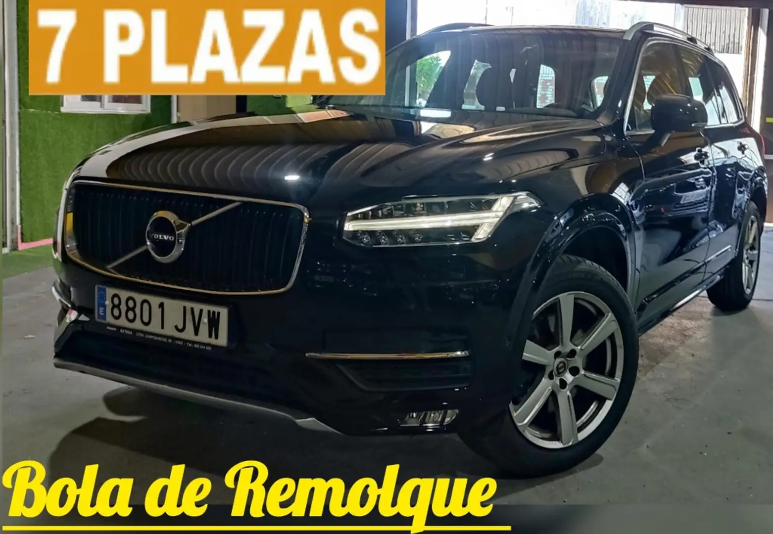Volvo XC90 D5 Momentum 7pl. AWD 235 Aut. Negro - 1