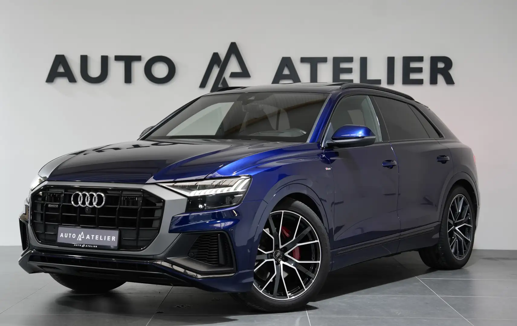 Audi Q8 50 TDI quattro*LUFT*360°*MATRIX*PANO*B&O* Синий - 2