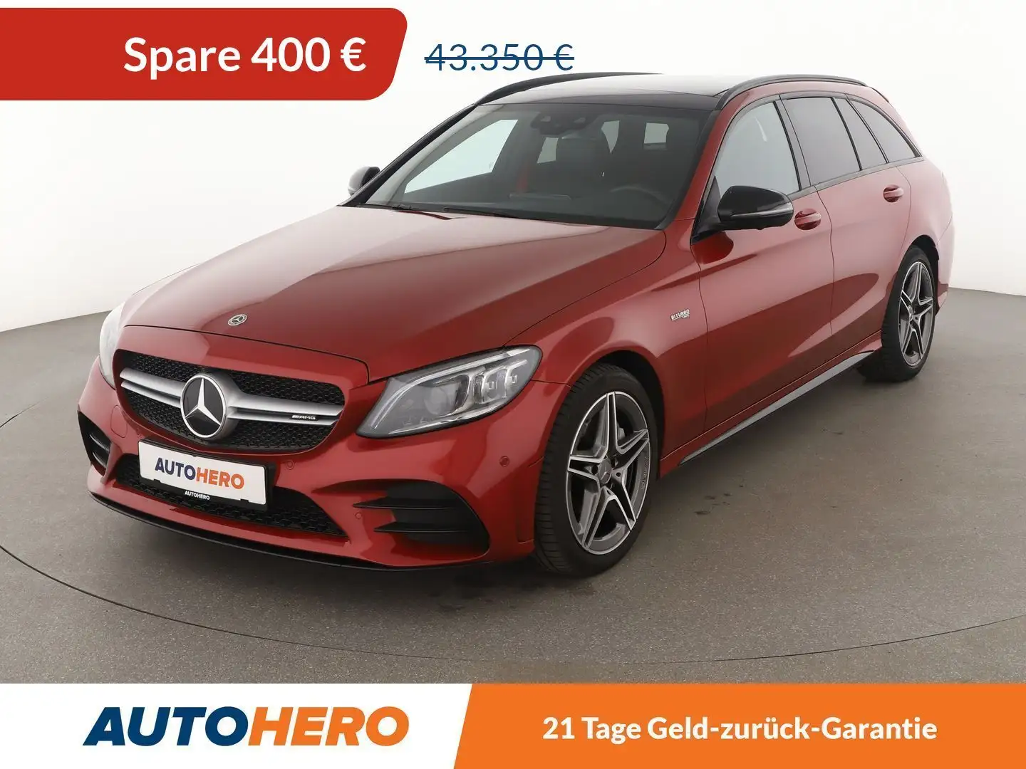 Mercedes-Benz C 43 AMG T 4Matic Aut.*NAVI*360°*PDC*SHZ*TEMPO*MULTIBEAM* Roşu - 1