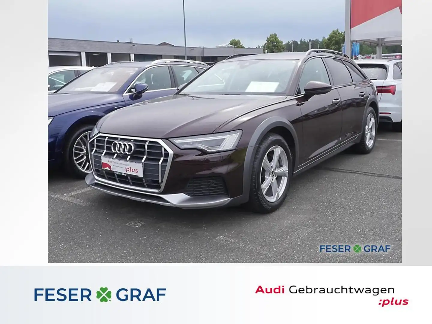 Audi A6 allroad 45 TDI qu Leder,Navi,AHK,Kameras,18" Rot - 1
