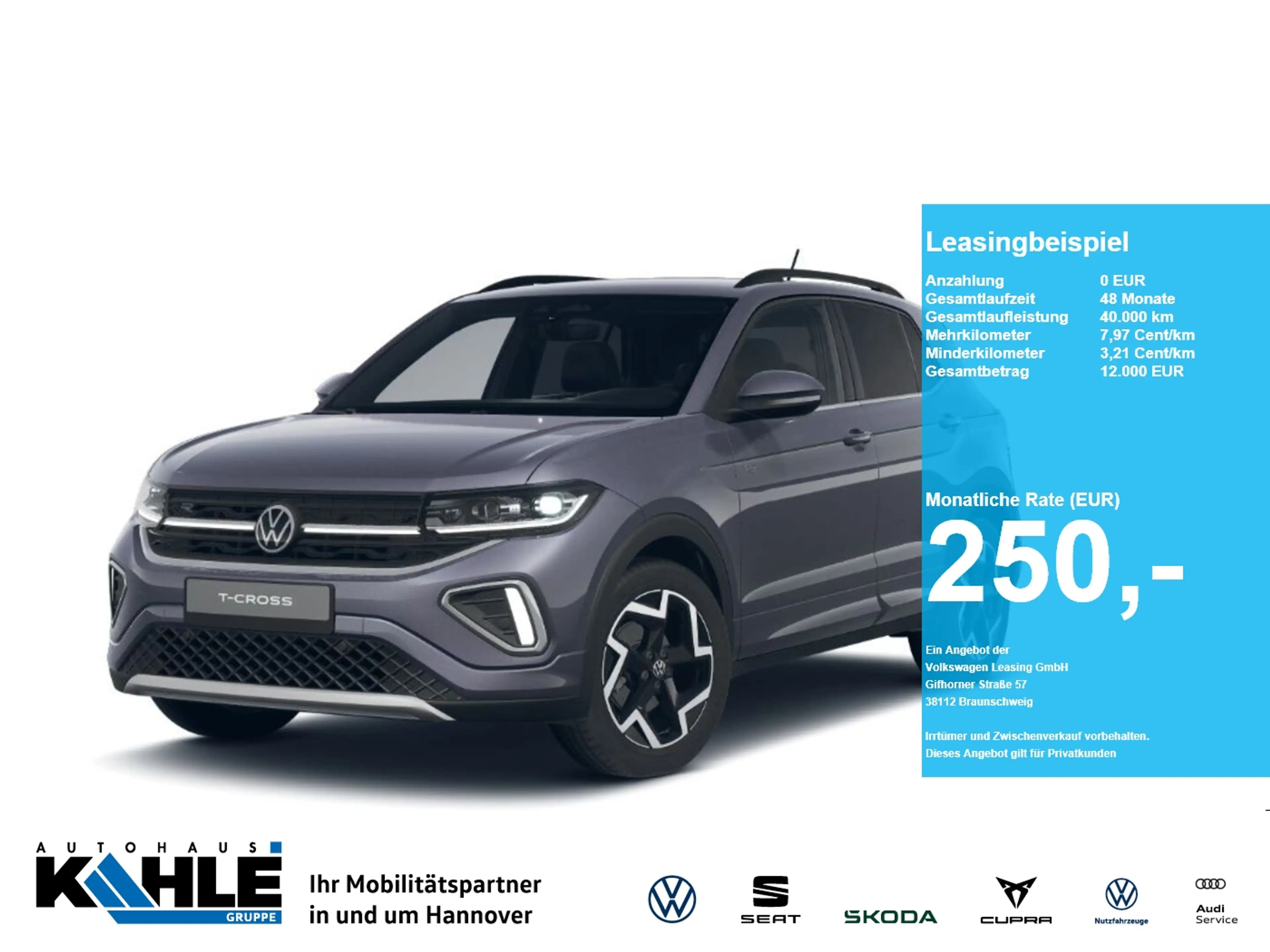 Volkswagen T-Cross 1.0 TSI DSG R-Line Travel&Comfort