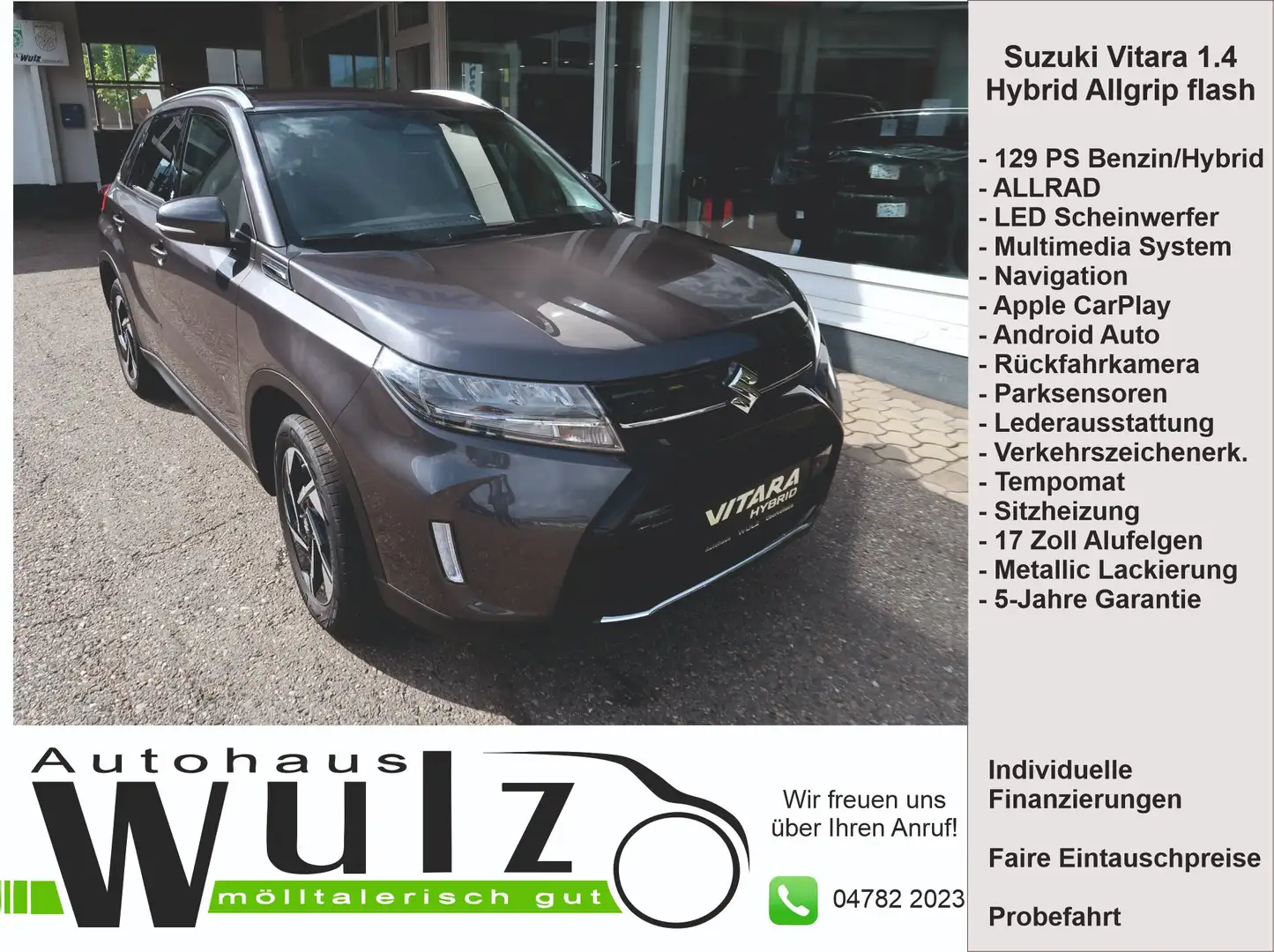 Suzuki Vitara 1,4 DITC Hybrid ALLGRIP flash Gris - 1