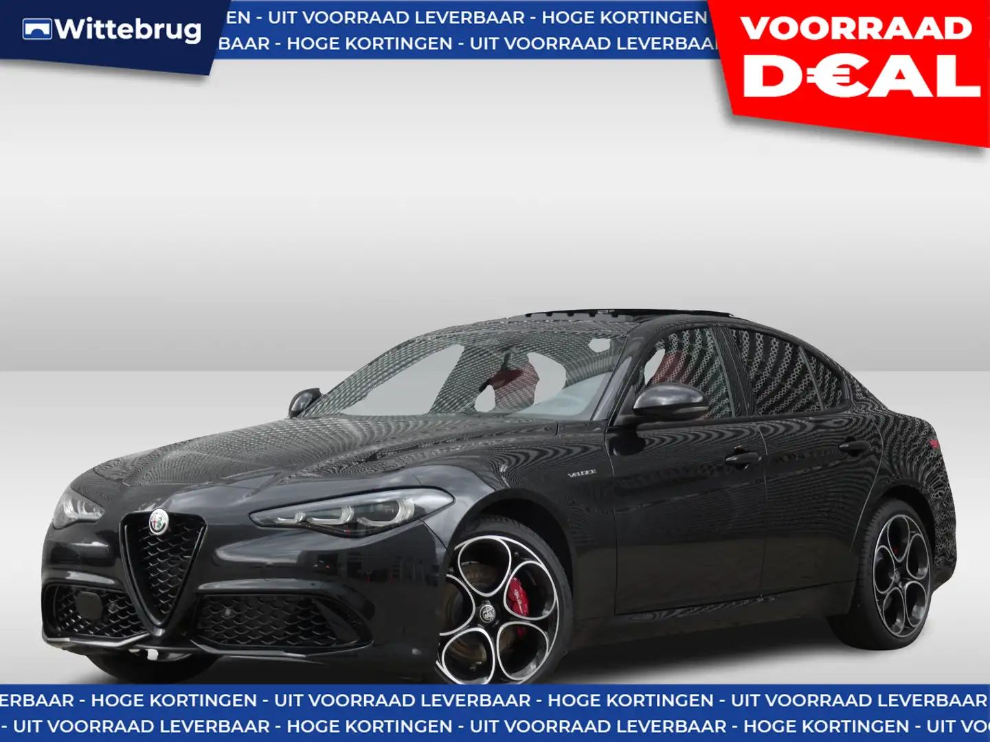 Alfa Romeo Giulia 2.0T 280PK AWD Veloce ! Full Option | Panorama dak Zwart - 1