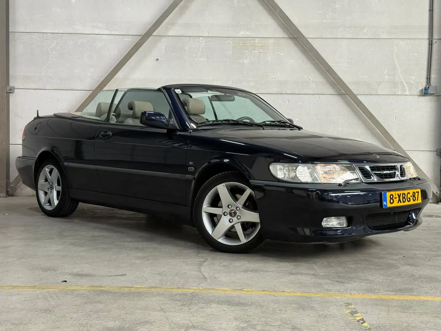 Saab 9-3 Cabrio 1.8t Linear Automaat - Clima - Cruise Niebieski - 2