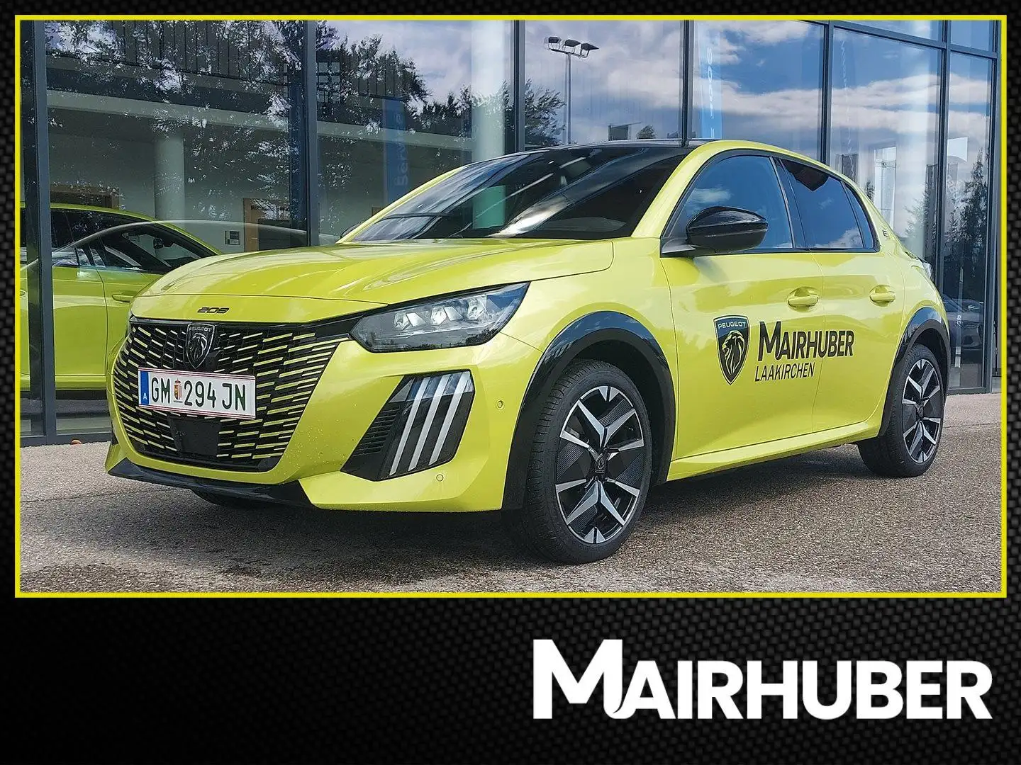 Peugeot e-208 E-208 GT Elektromotor 156 - Batterie 54 kWh Gelb - 1