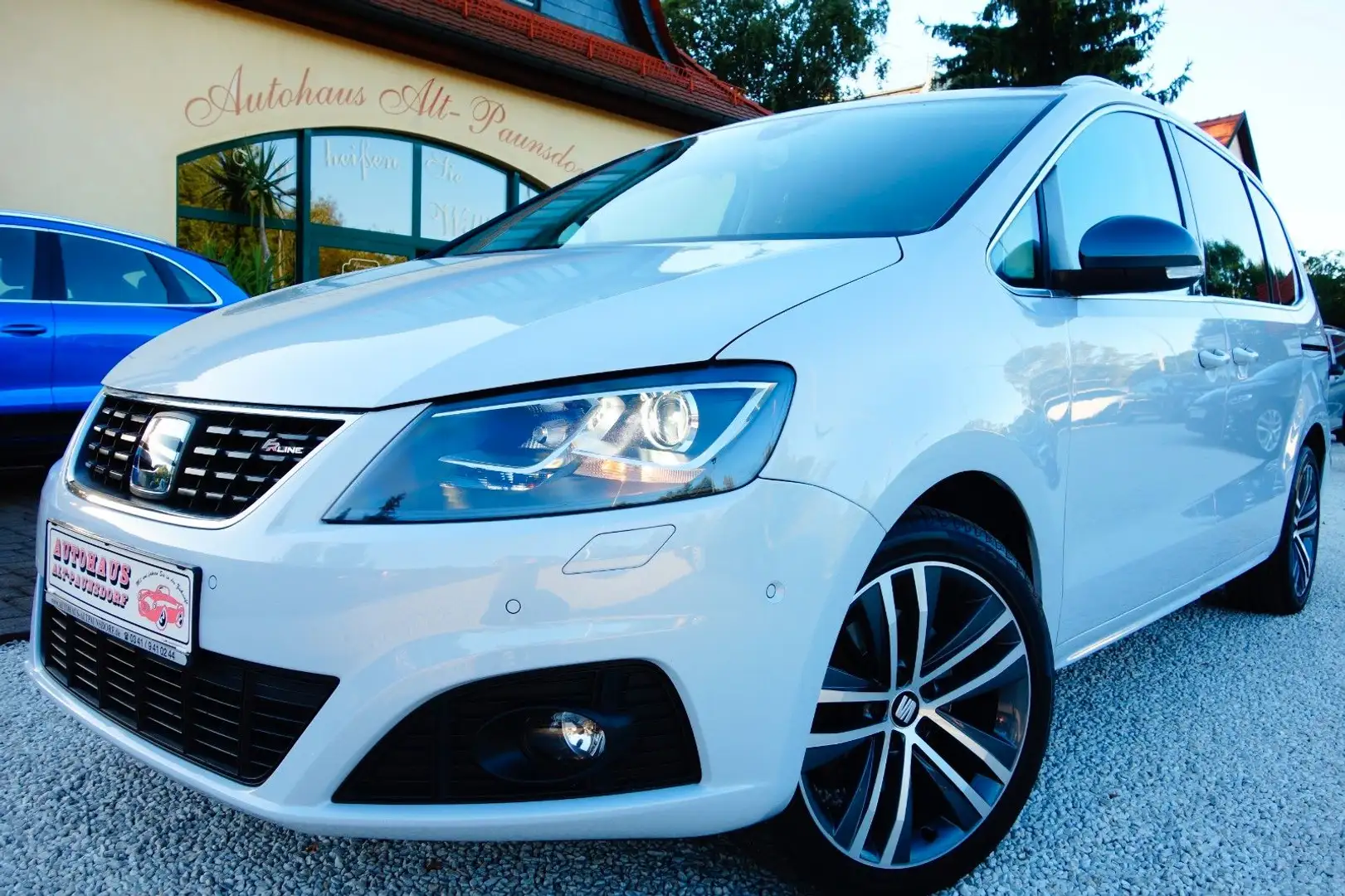 SEAT Alhambra 2,0 TDI FR-Line 7-Sitz.Navi,LED,el.Türe Weiß - 1