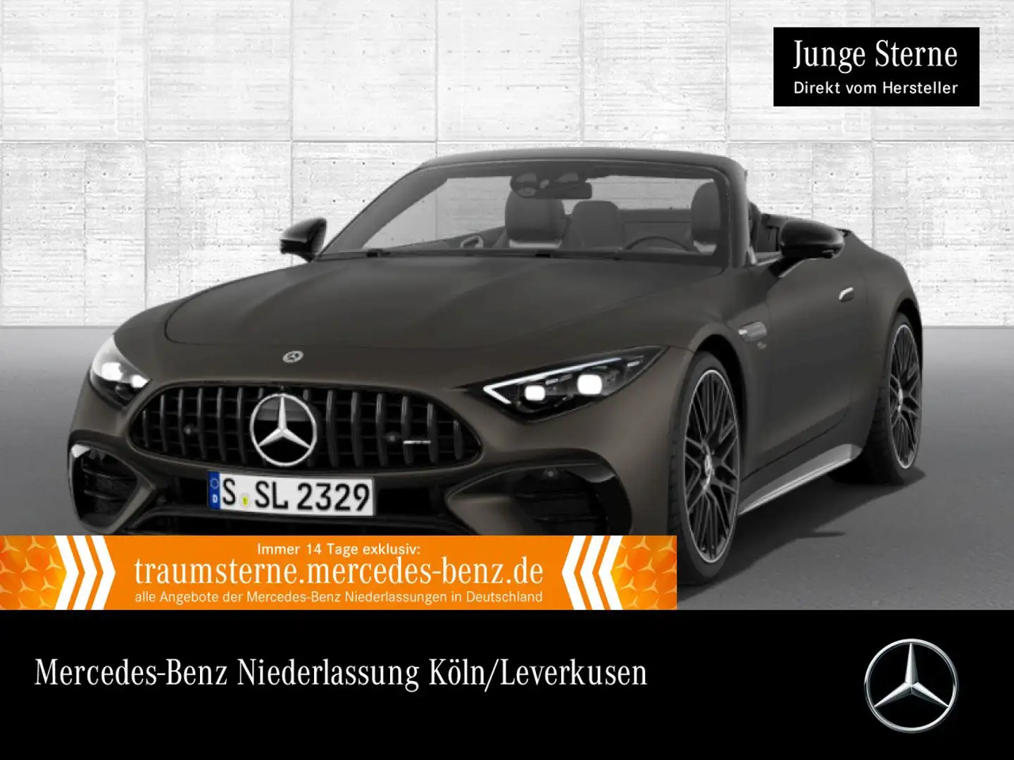 Mercedes-Benz SL 43 AMG Cab. 360° Burmester Distr+ Multisitz HUD Grau - 1