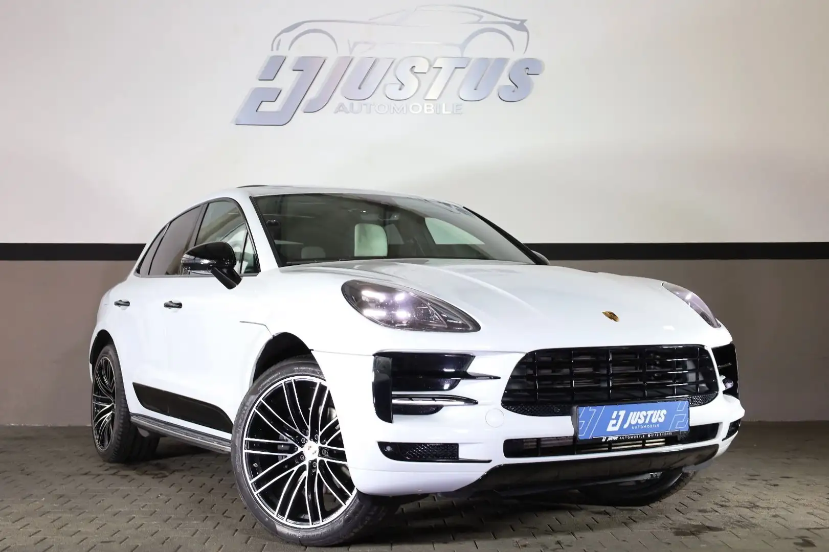 Porsche Macan 2.0 AWD/PANO/SHZ/LHZ/SBL/APPLE/TTW/RFK/R21 Weiß - 1