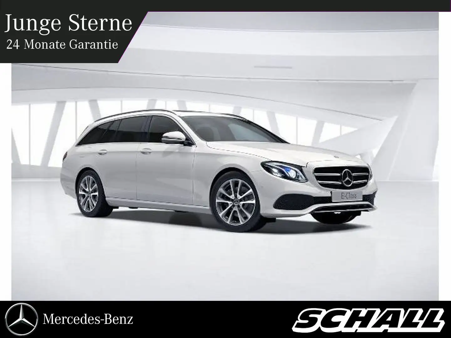 Mercedes-Benz E 220 T d 4M AVANTGARDE+DISTR+AHK+SHD+LED+KAMERA Weiß - 1