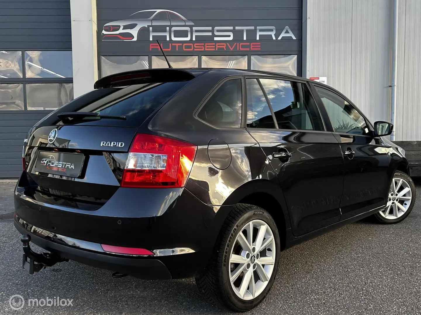 Skoda Rapid/Spaceback 1.2 TSI Trekhaak Stoelverwarming PDC Netjes! Noir - 2