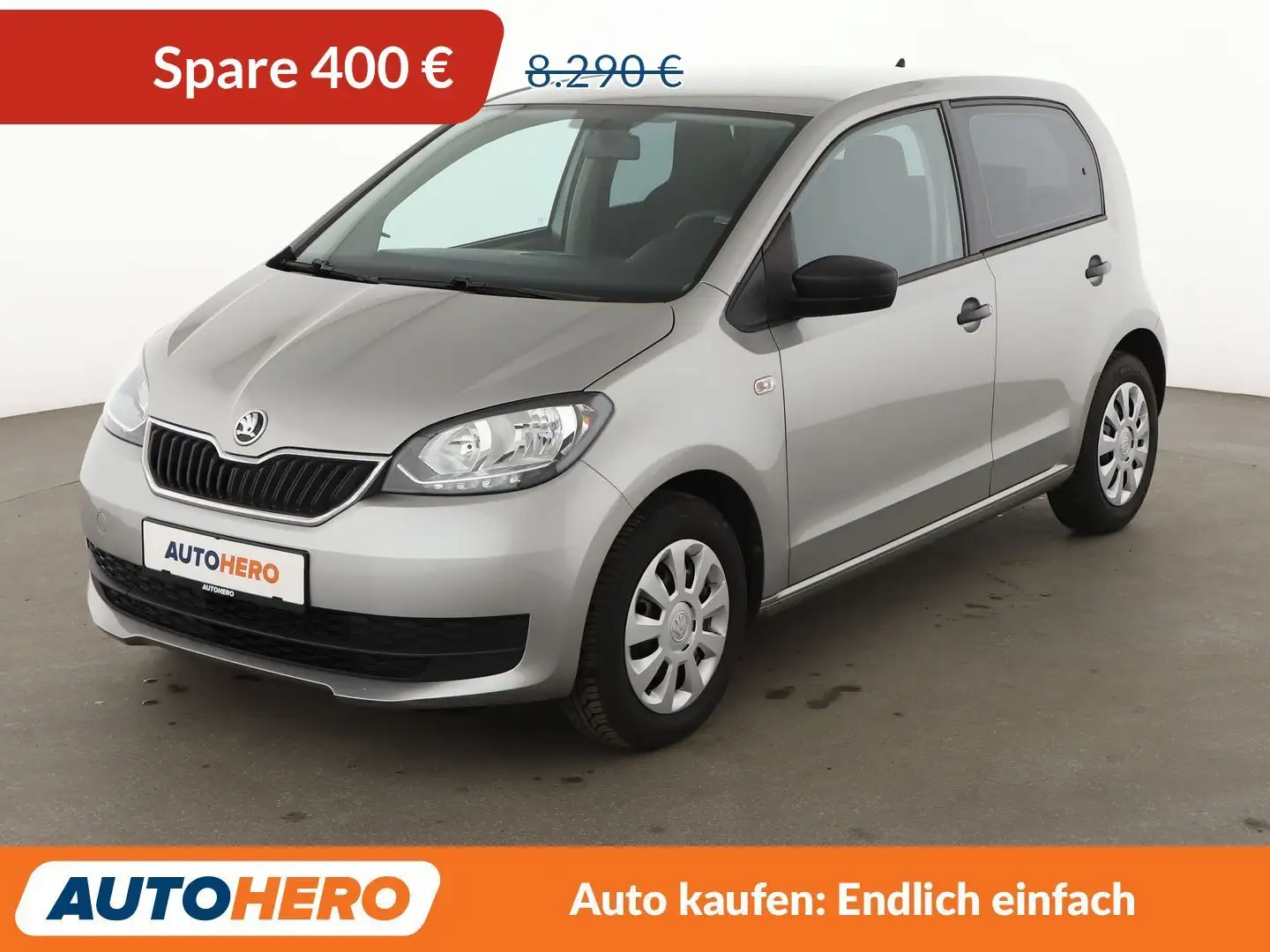 Skoda Citigo 1.0 MPI Active*KLIMA*GARANTIE* Silber - 1