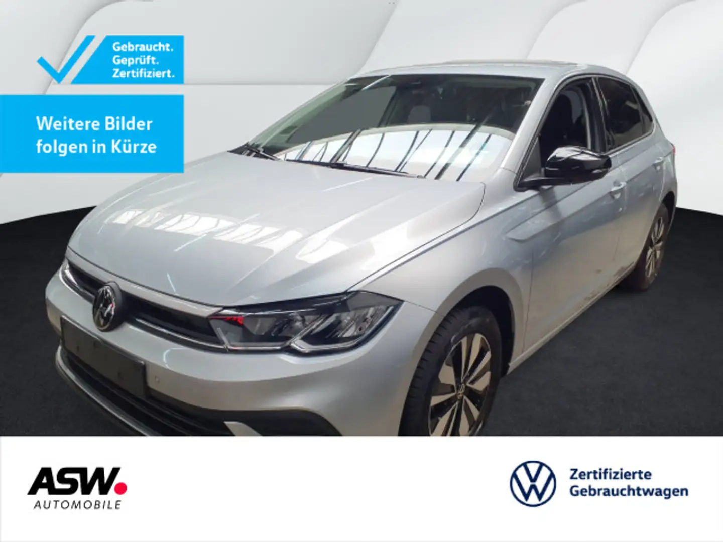 Volkswagen Polo Goal 1.0 TSI DSG LED Navi RFK ACC SHZ AHK Silber - 1