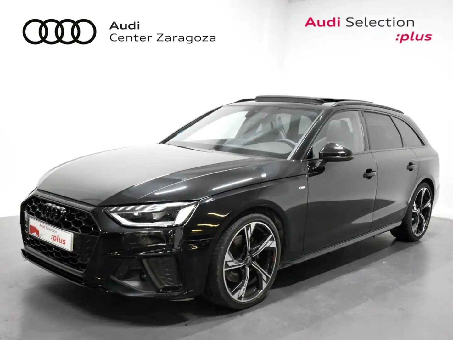 Audi A4 Avant 35 TDI Black line S tronic 120kW Noir - 1
