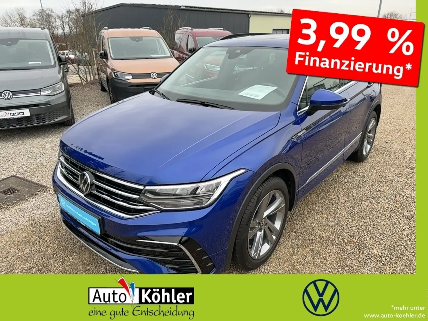 Volkswagen Tiguan R-Line TDi Aktionspreis! Gültig nur bis zum 28 Jun Blau - 1