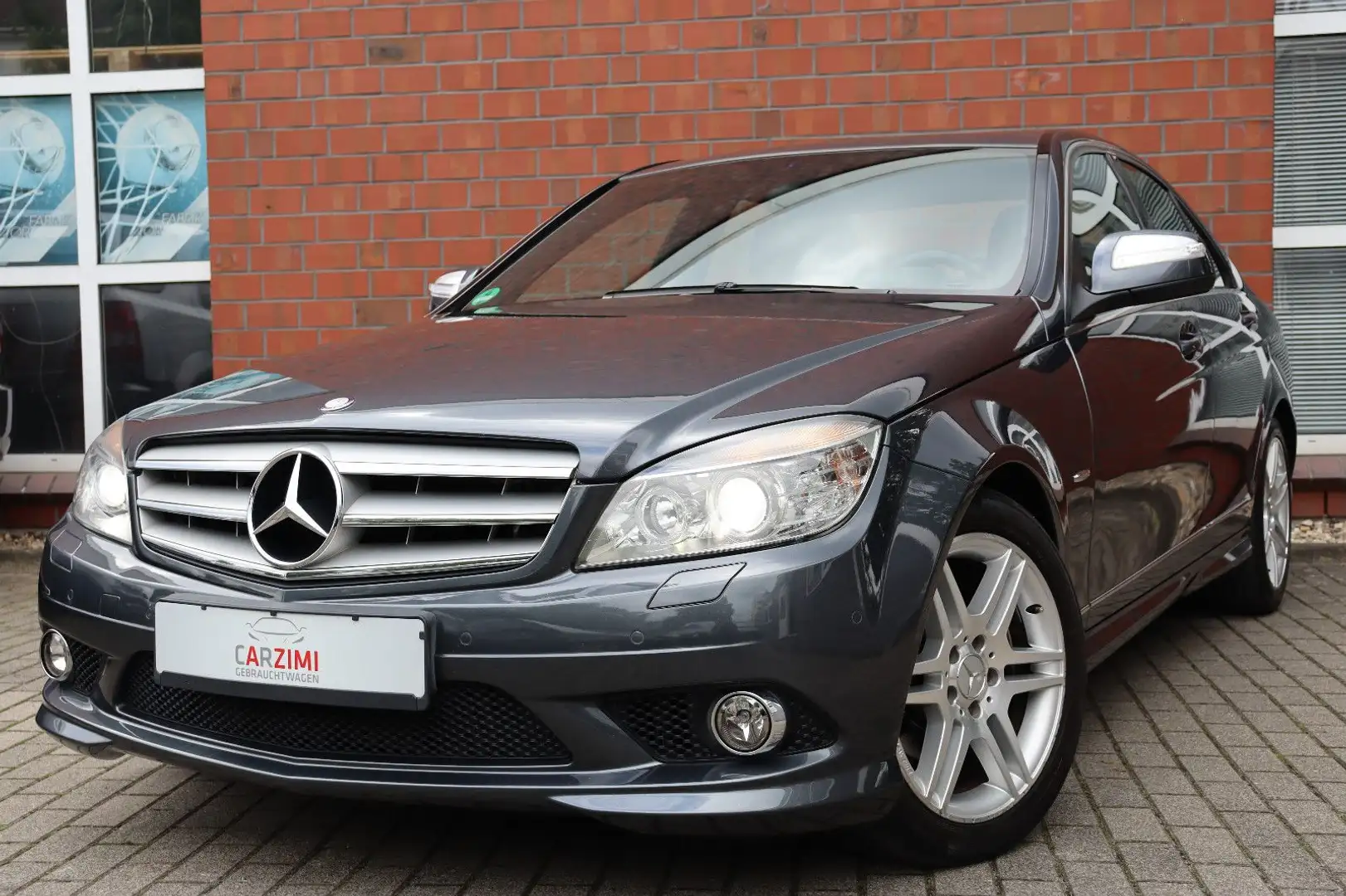 Mercedes-Benz C 200 Kompressor AMG Paket Autom. Leder Bi-Xenon Gris - 1