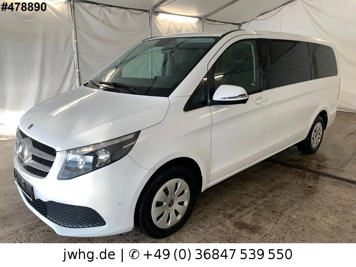 Mercedes-Benz V 220 Lang  AHK Kamera Sitzheizung KA3Zonen Blanc - 1