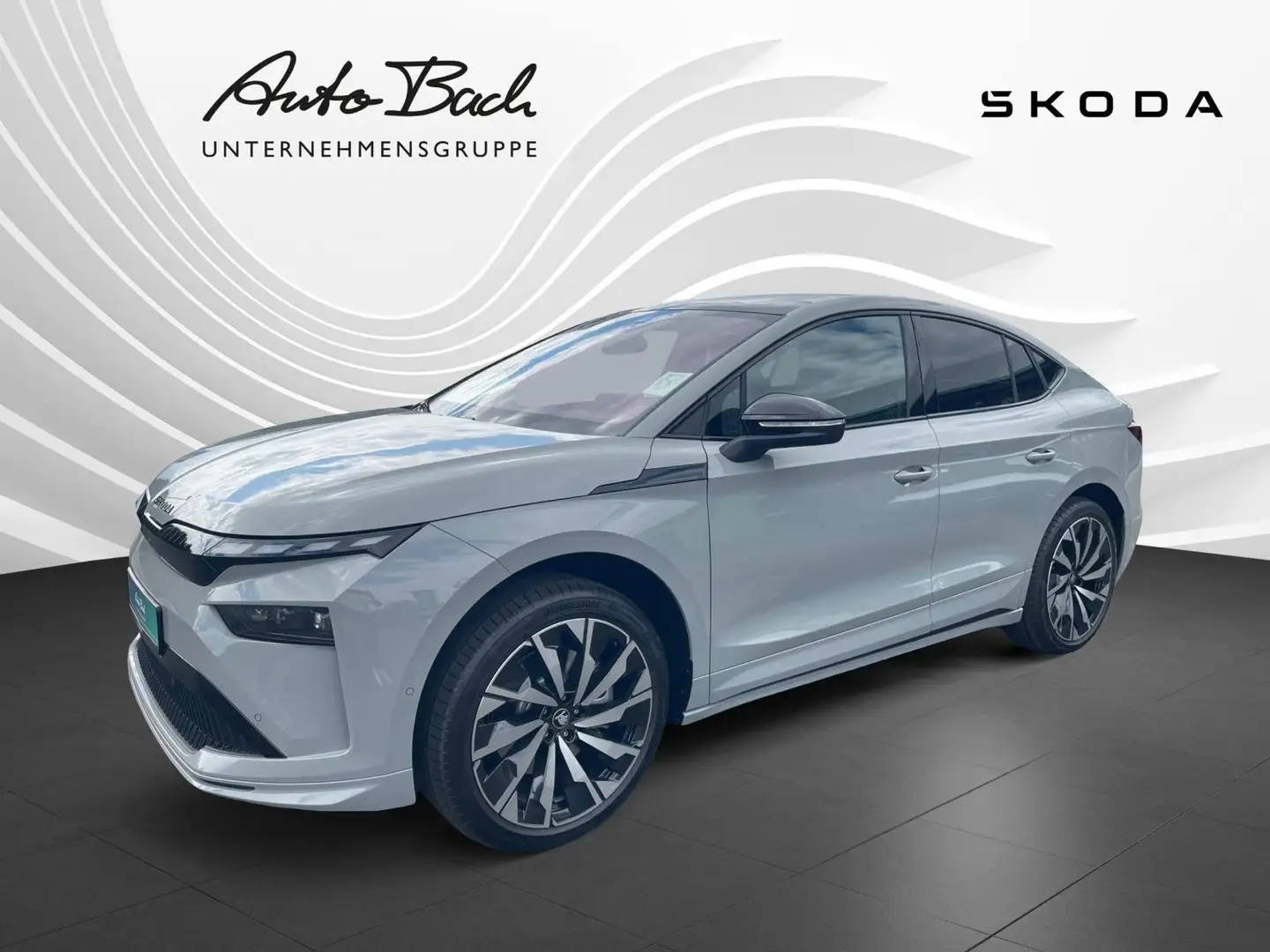 Skoda Enyaq Coupe 85 Sportline AHK ACC DCC LED NAVI Hu Grau - 1