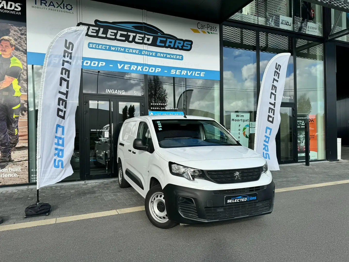 Peugeot Partner 1.6 BlueHDi 100 L2 EHZ Grip Blanc - 1