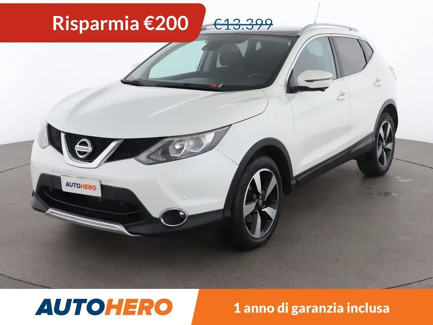 Nissan Qashqai 1.6 dCi N-Connecta Bianco - 1