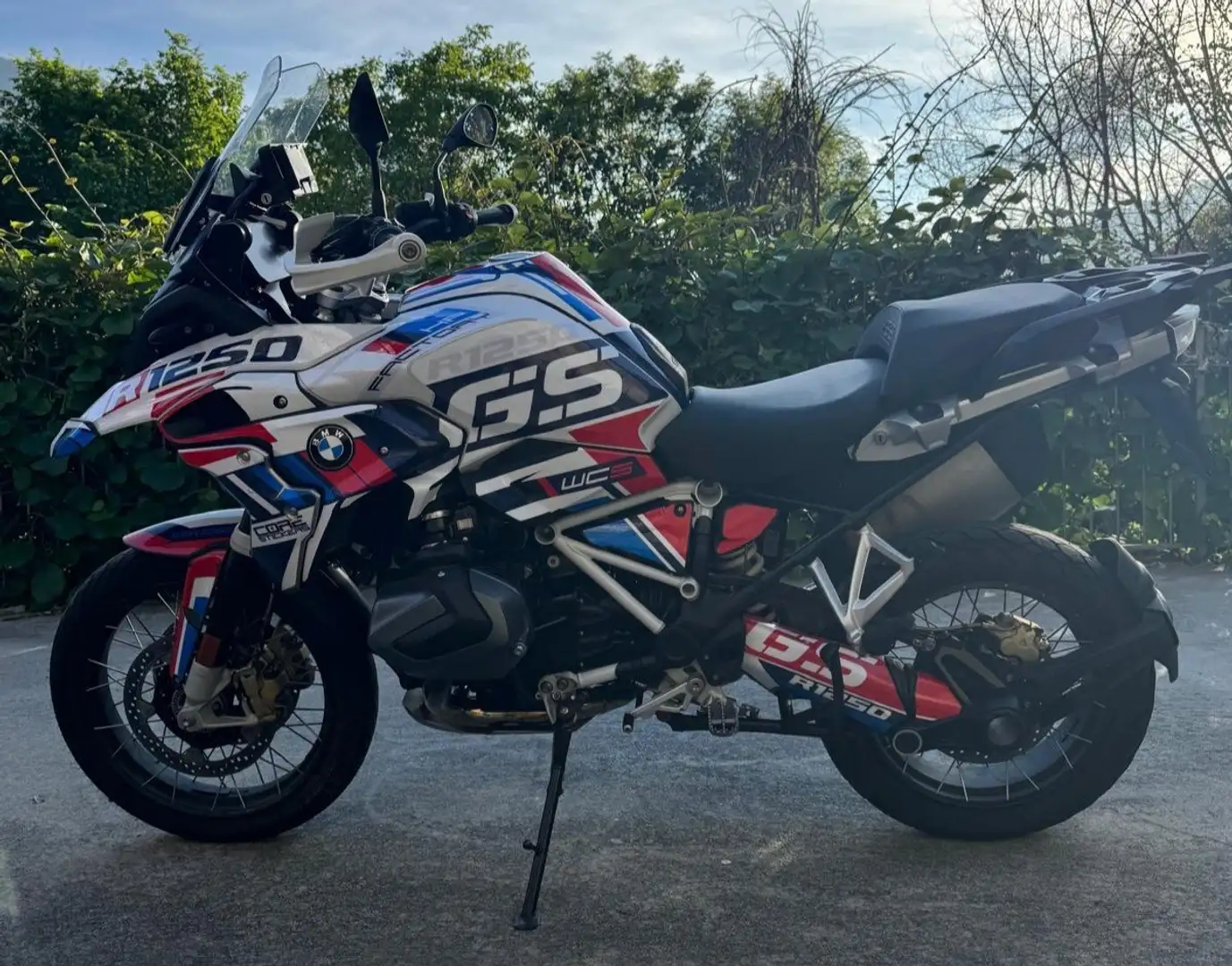 BMW R 1250 GS HP Full optional grafiche FACTORY CORE STICKERS Bianco - 1