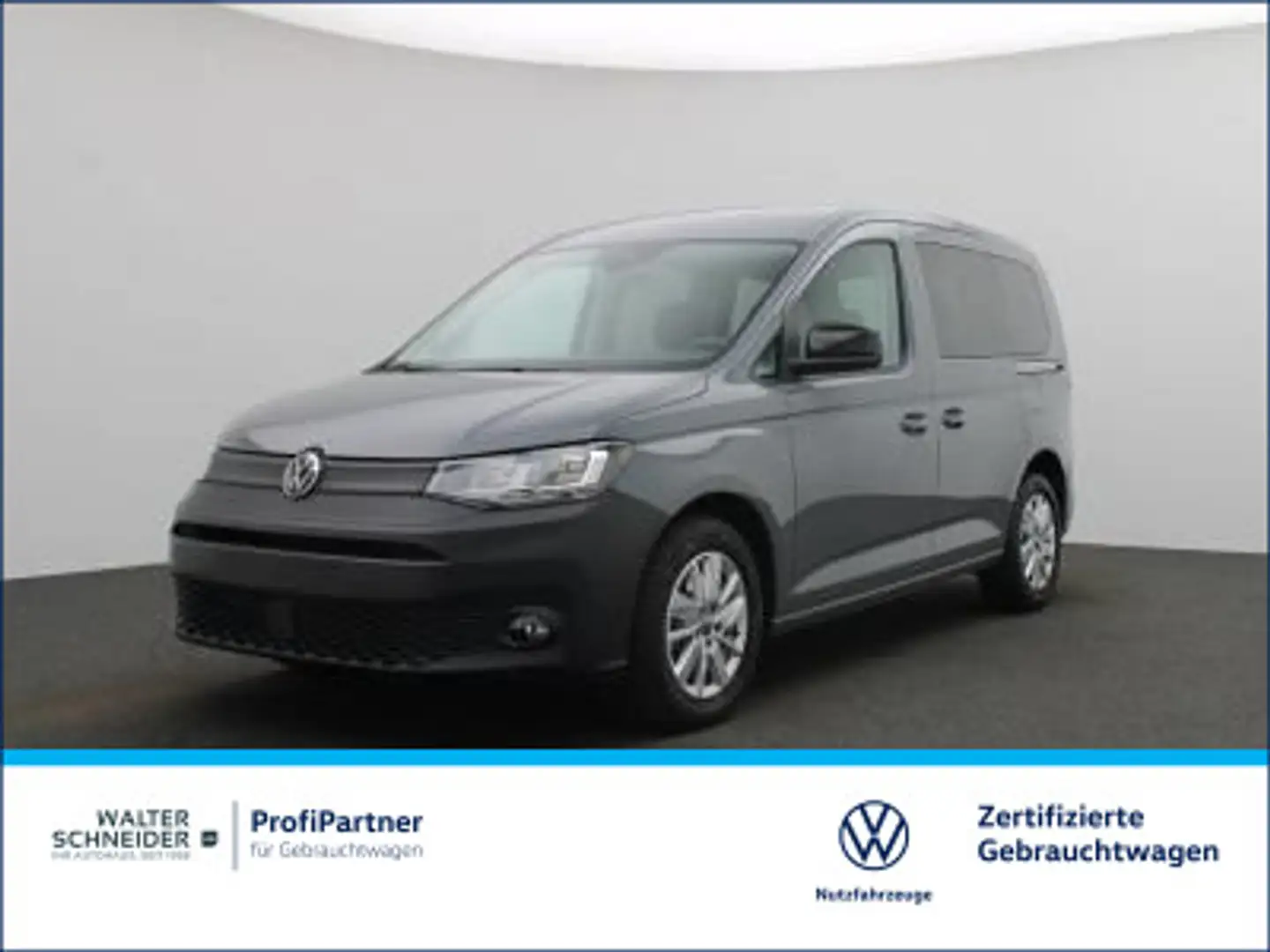 Volkswagen Caddy 2.0 TDI DSG Kombi Navi ACC RFK Standh. Grau - 1