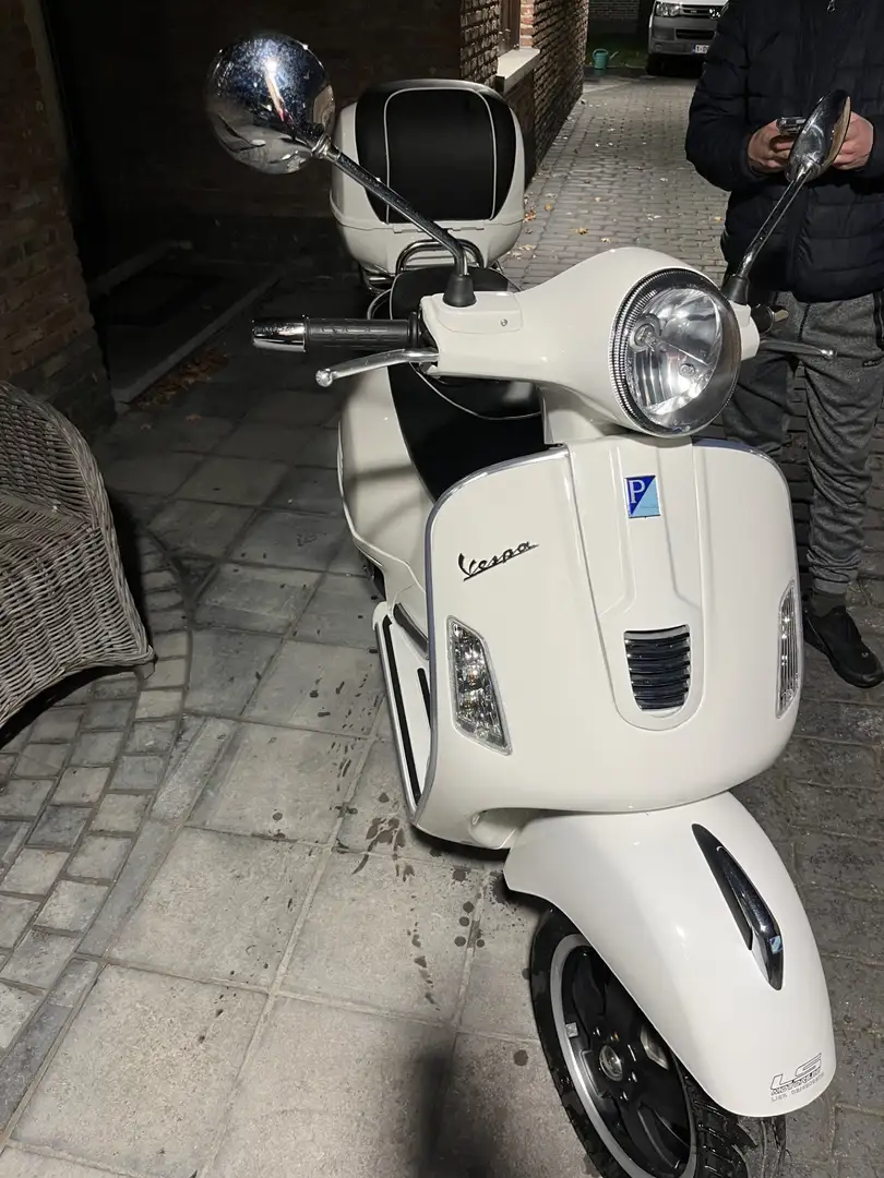 Vespa 125 Piaggio Blanc - 2