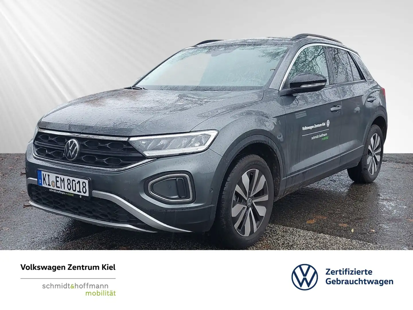 Volkswagen T-Roc Life 1.0 TSI SITZHZ+ACC+PDC+RFK+CARPLAY Klima Grau - 1