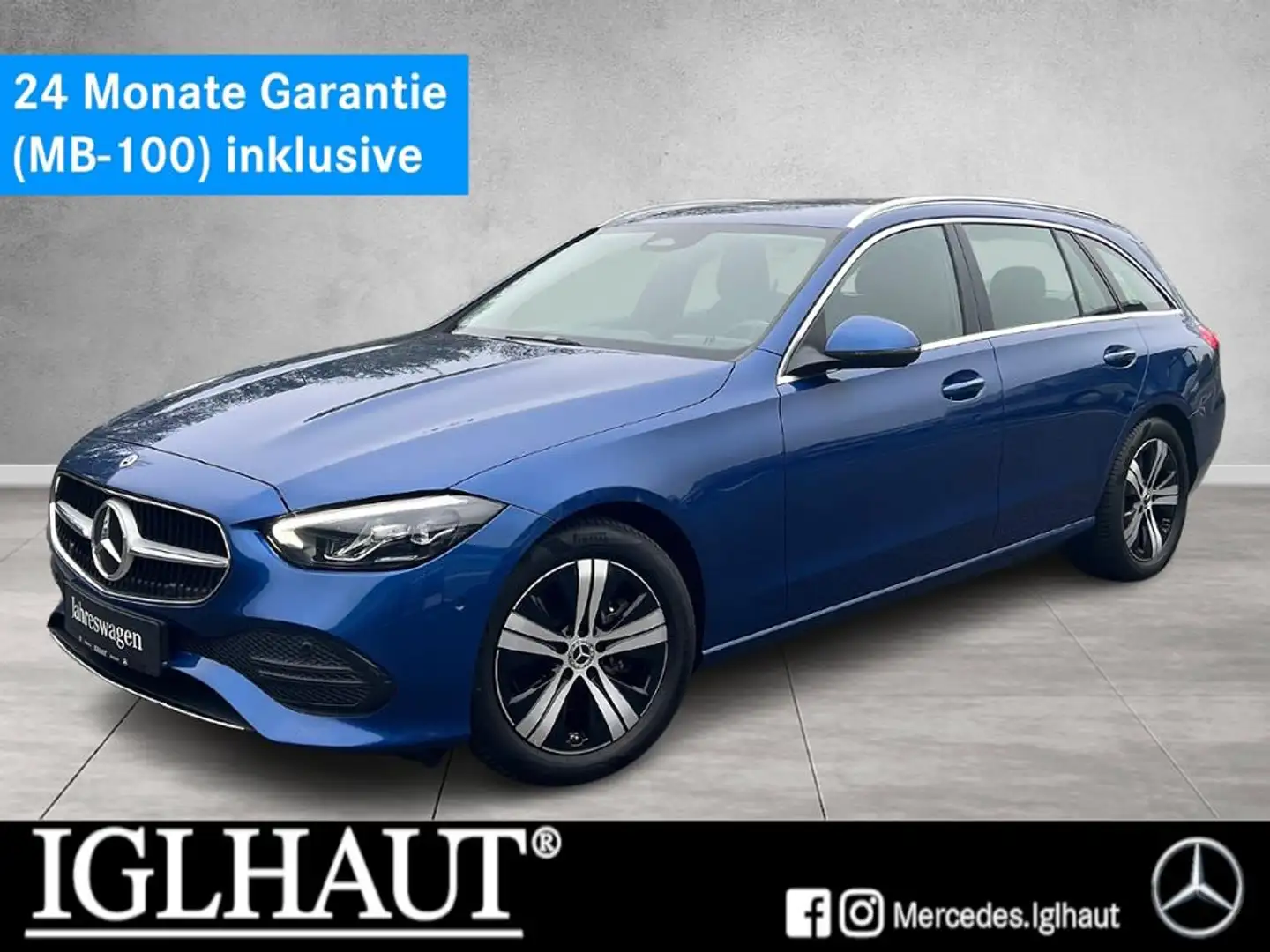 Mercedes-Benz C 200 d T AVANTGARDE KAMERA PDC AHK LED EASYPACK Azul - 1