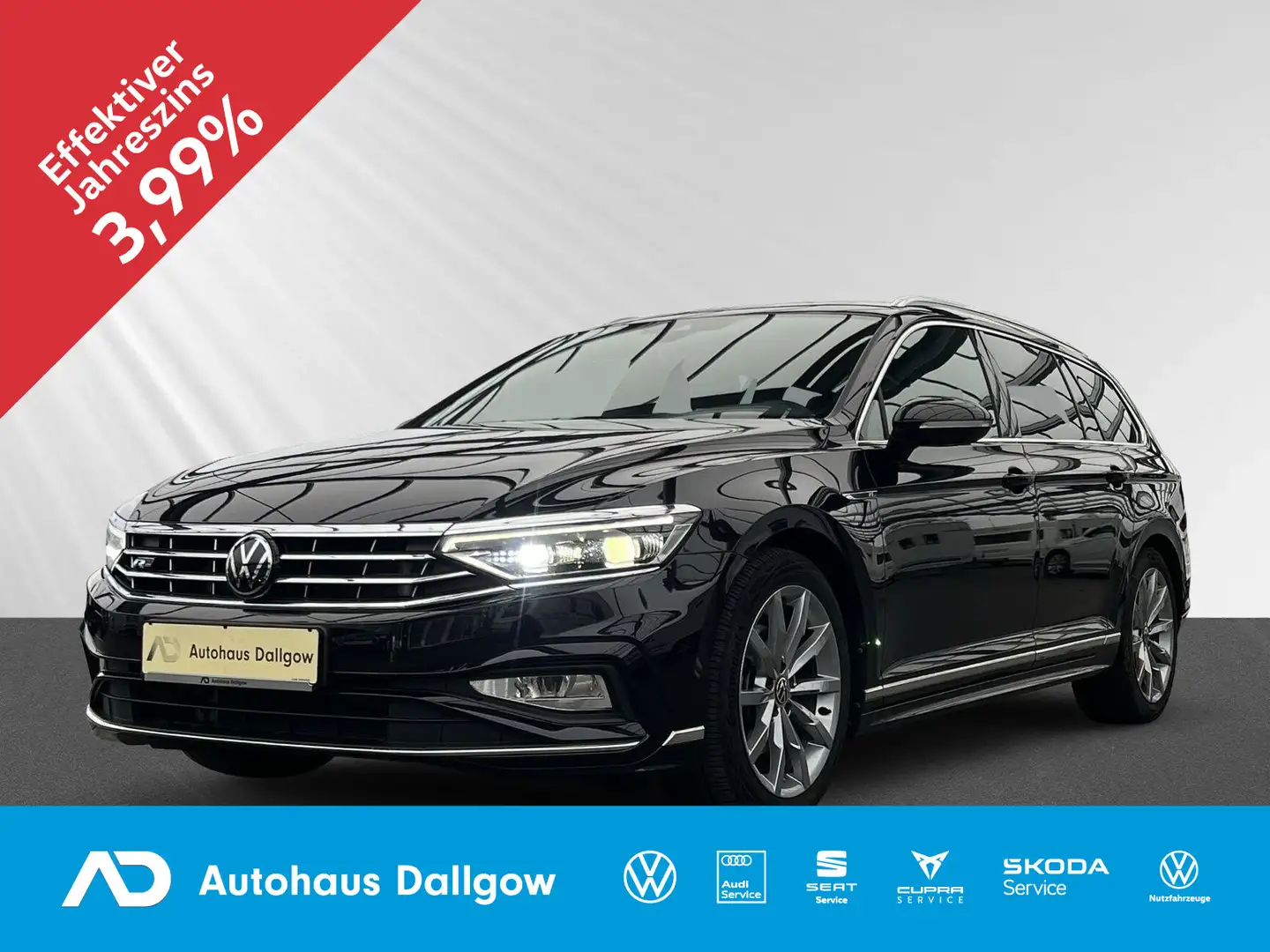 Volkswagen Passat Variant "Elegance" 1.5 TSI DSG+PDC+LED+SH Noir - 1