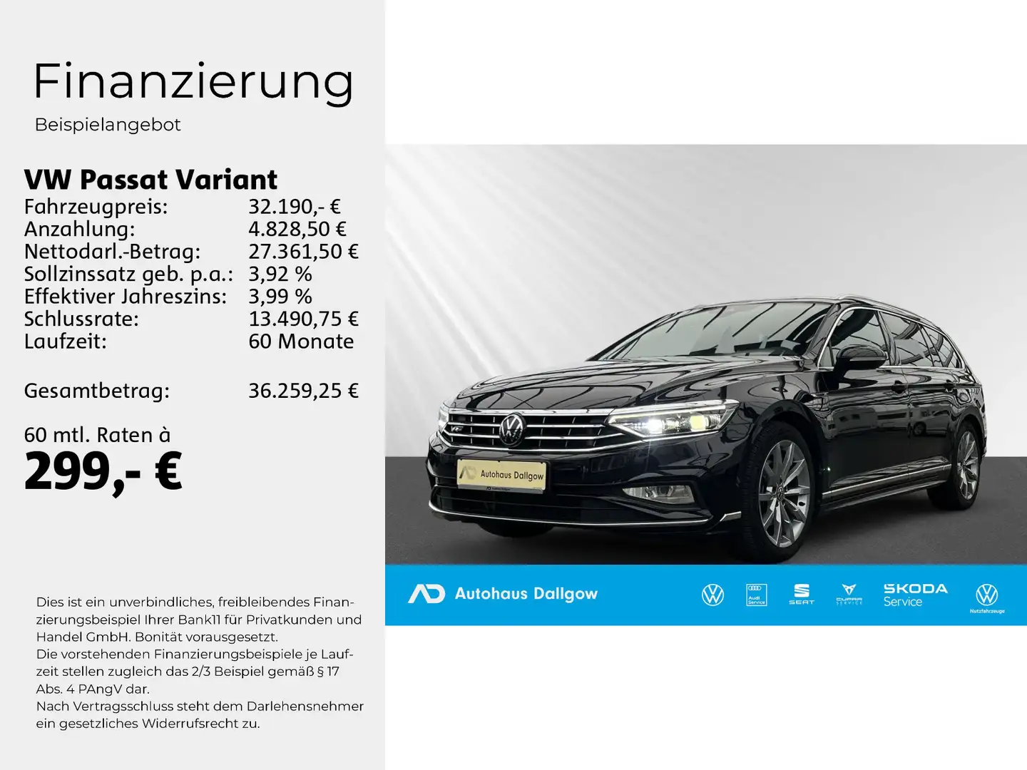 Volkswagen Passat Variant "Elegance" 1.5 TSI DSG+PDC+LED+SH Noir - 2