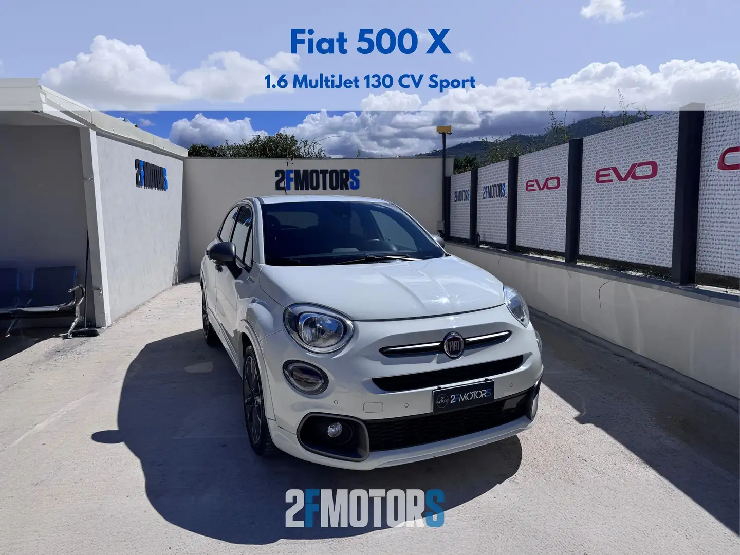 Fiat 500X 1.6 mjt Sport 130cv Bianco - 1