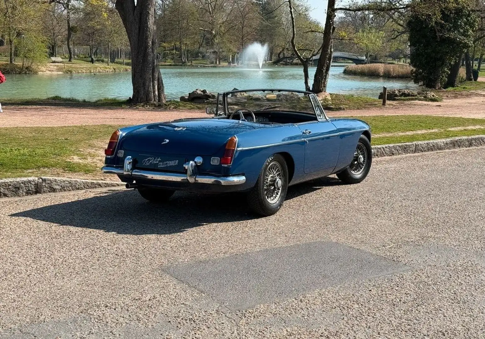 MG MGB B MG Cabriolet Blau - 2