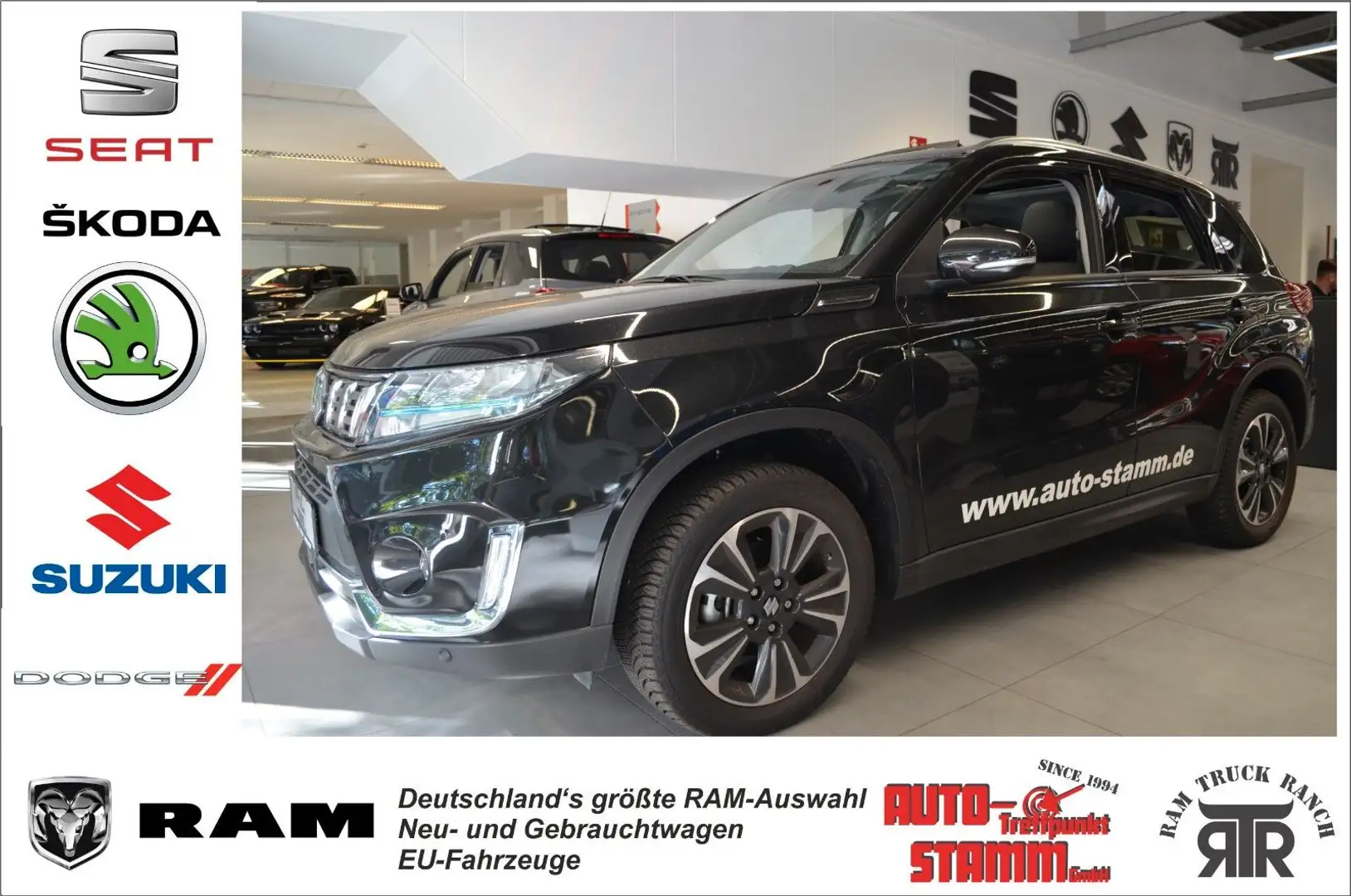 Suzuki Vitara 1.4 BOOSTERJET Hybrid Com+ *Pano-Navi* Schwarz - 1