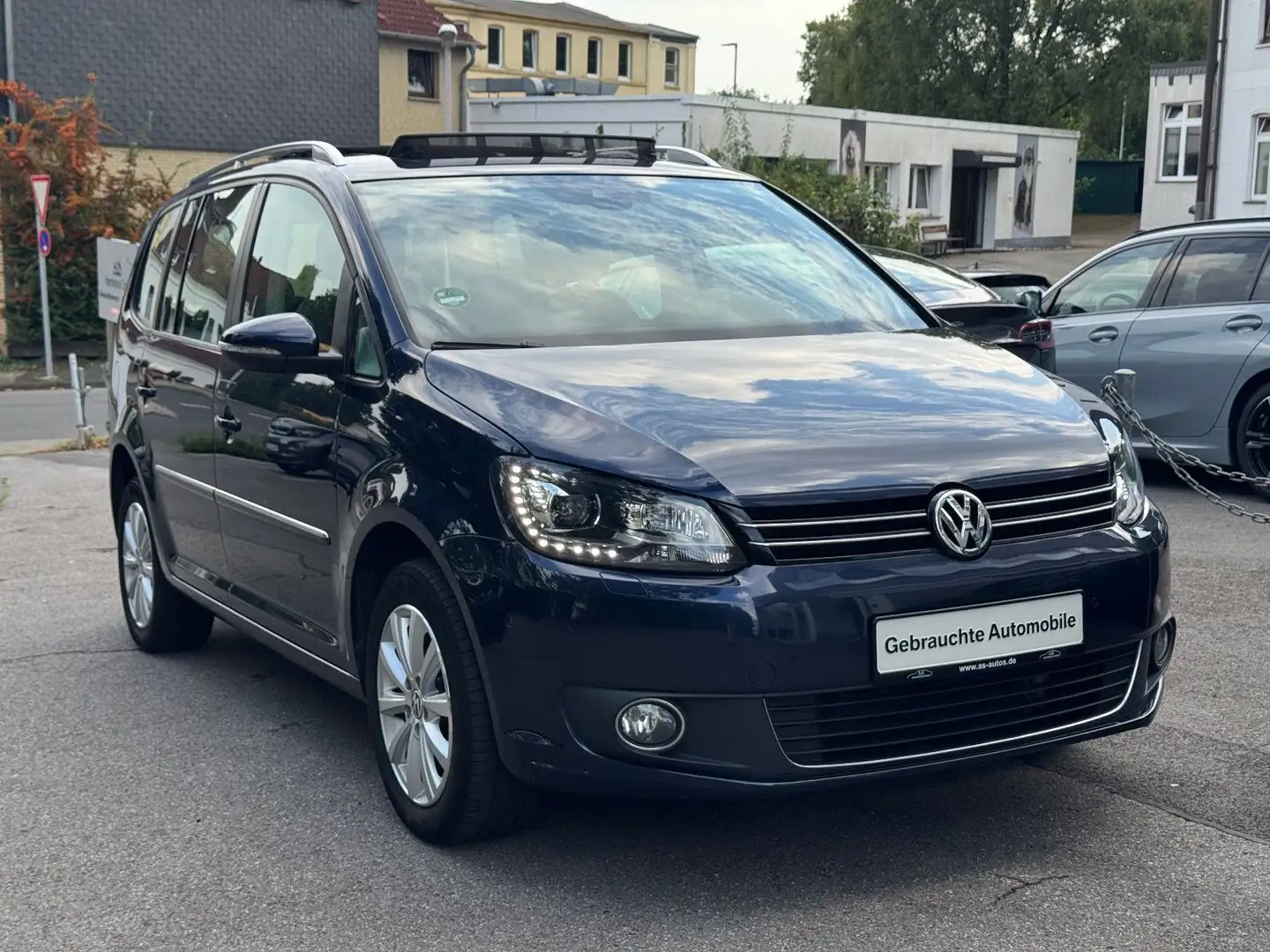 Volkswagen Touran 1.4 TSI EcoFuel DSG Highline Panorama AHK Bleu - 1