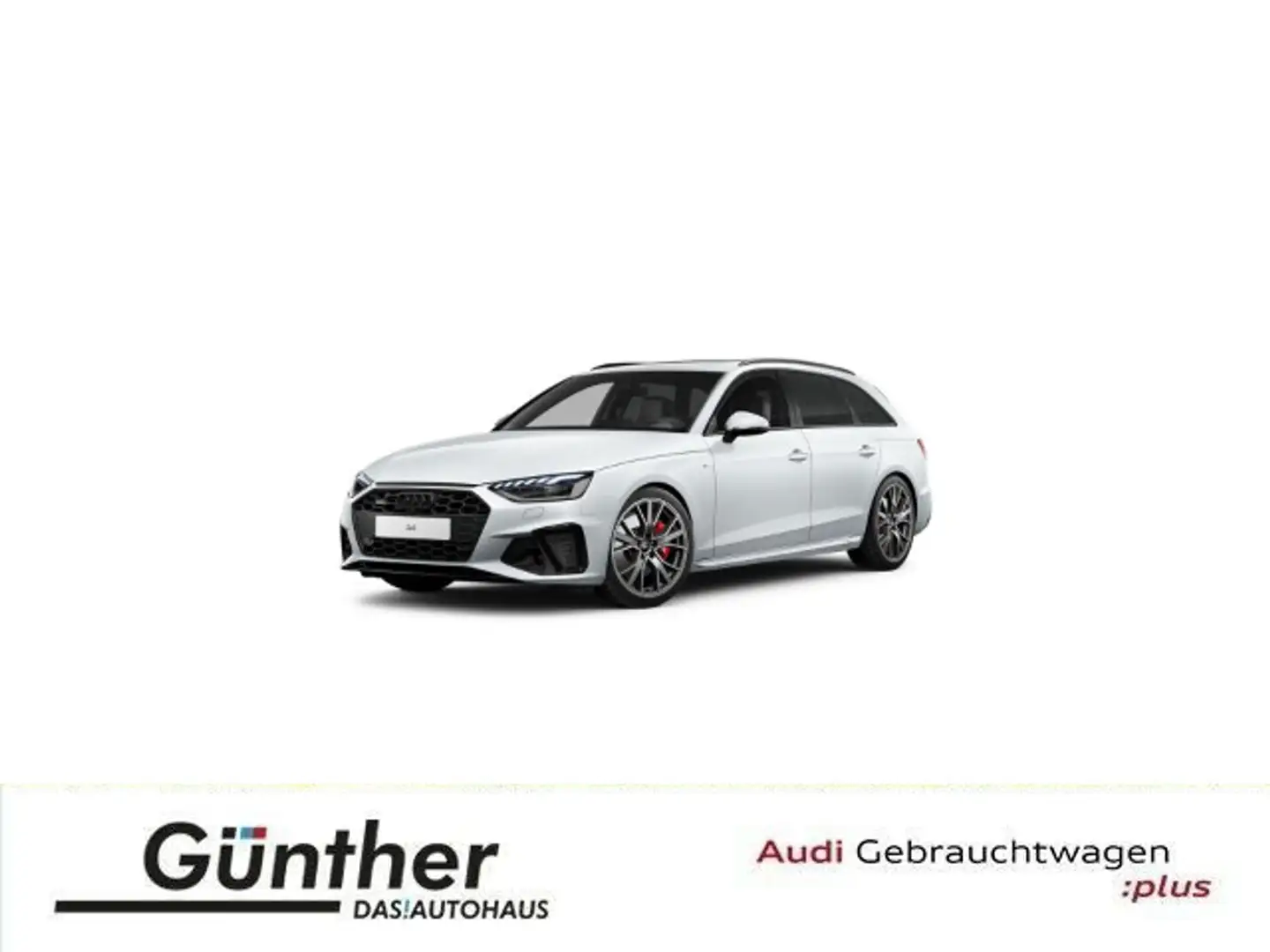 Audi A4 45 TFSI S LINE QUATTRO+WINTERRÄDER+AHK+ Weiß - 1