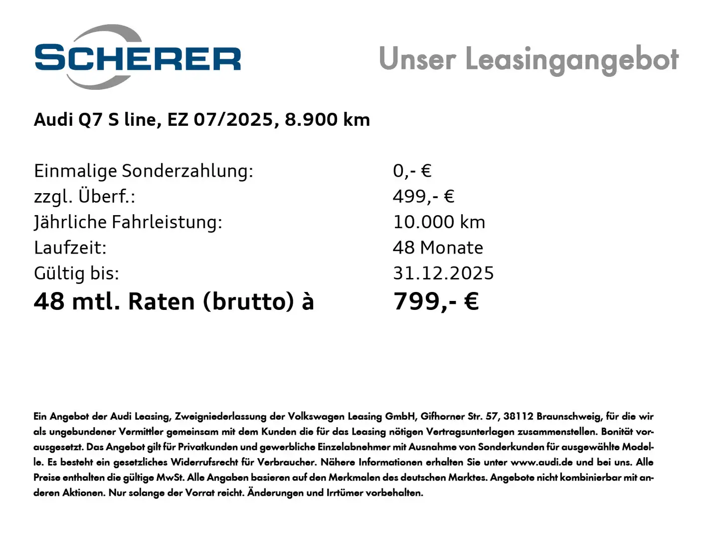 Audi Q7 S line 55 TFSI e B&O * Luftfahrwerk * Matrix Silber - 2