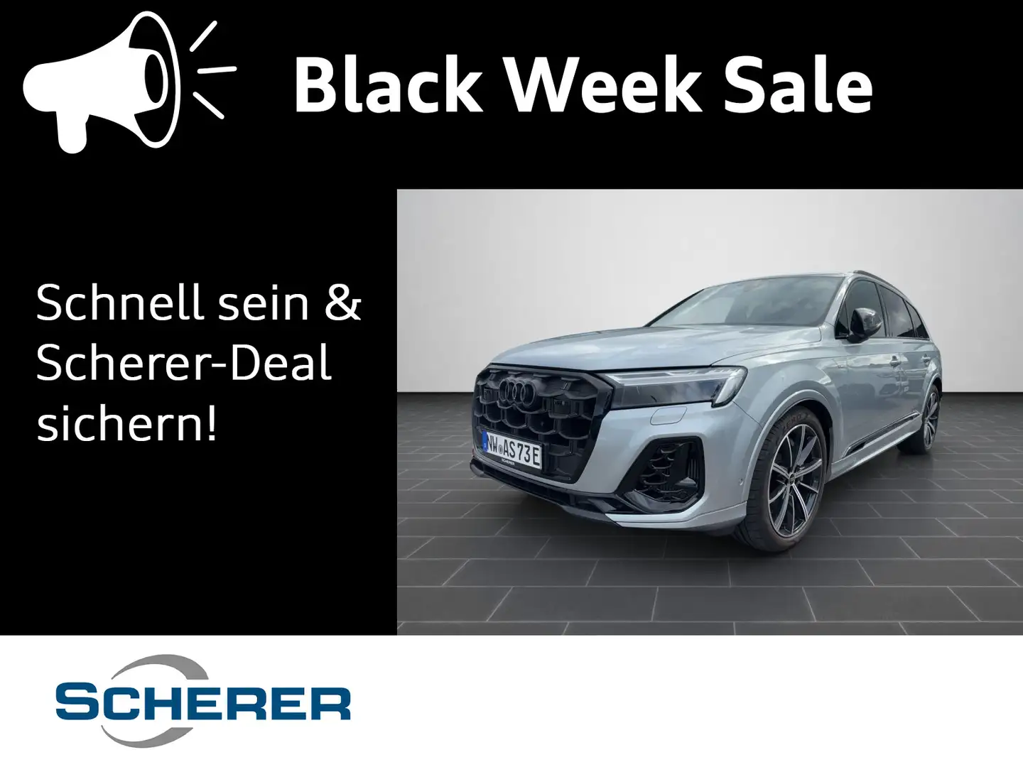 Audi Q7 S line 55 TFSI e B&O * Luftfahrwerk * Matrix Silber - 1